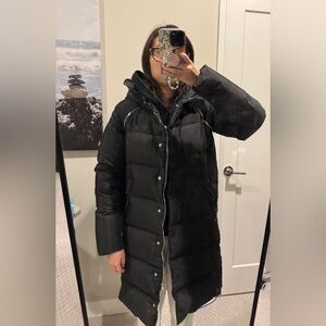 Maje long side zip down jacket size 36